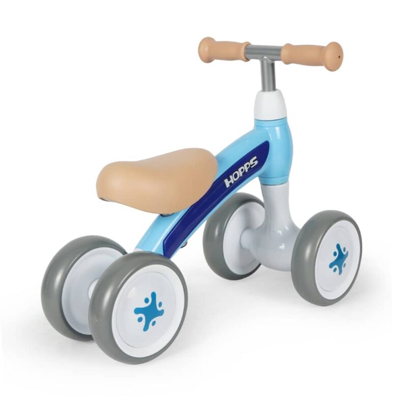 Billaresbalsalobre Correpasillos Qplay Hopps 4 Ruedas 50x23x40 cm Azul 5777 - Imagen 3