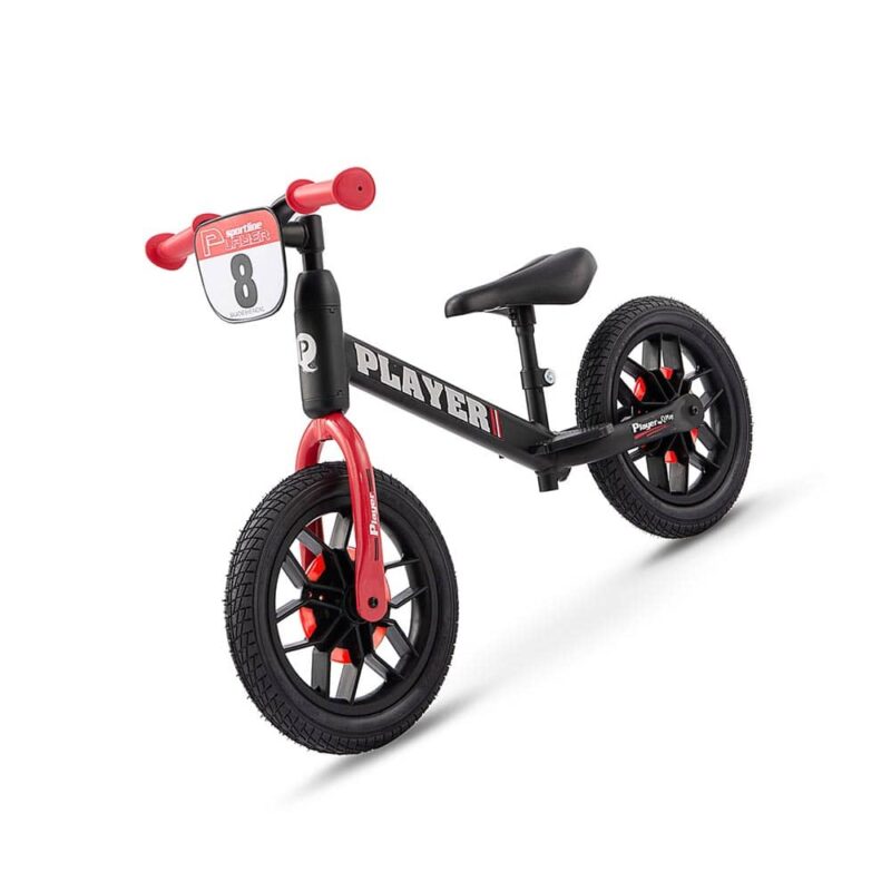 Billaresbalsalobre Bicicleta sin pedales Balance Bike Player Rojo con Luces en Ruedas 5745 - Imagen 2