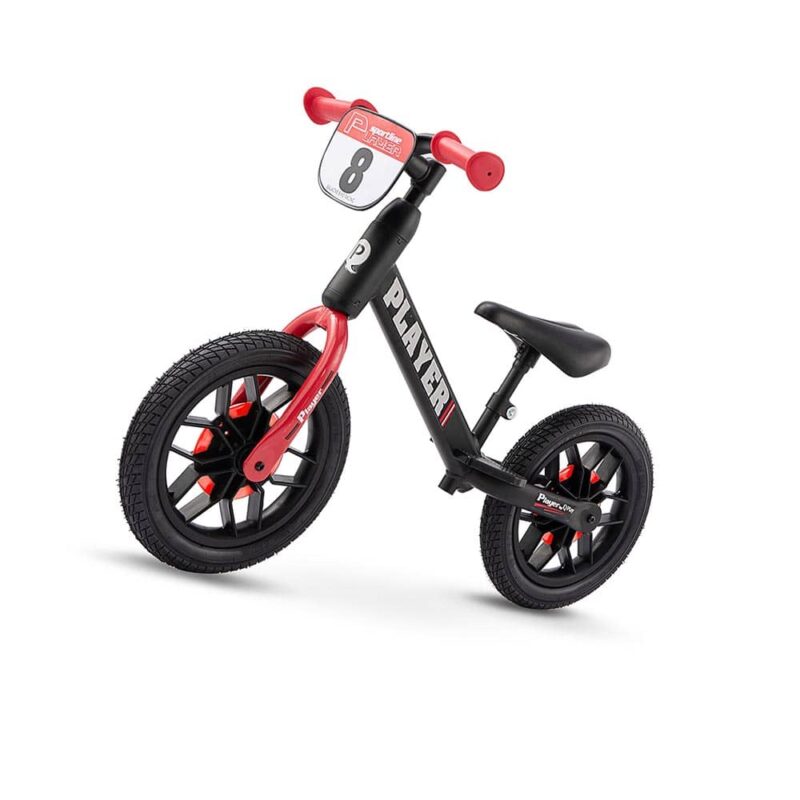 Billaresbalsalobre Bicicleta sin pedales Balance Bike Player Rojo con Luces en Ruedas 5745 - Imagen 3