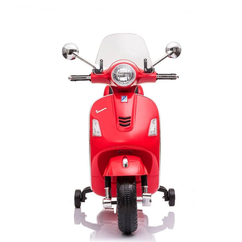 Billaresbalsalobre Moto eléctrica Vespa roja 3-6 años 12V 7692 - Imagen 3