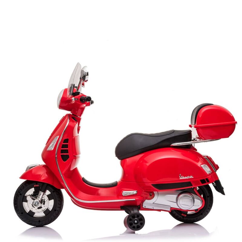 Billaresbalsalobre Moto eléctrica Vespa roja 3-6 años 12V 7692 - Imagen 6