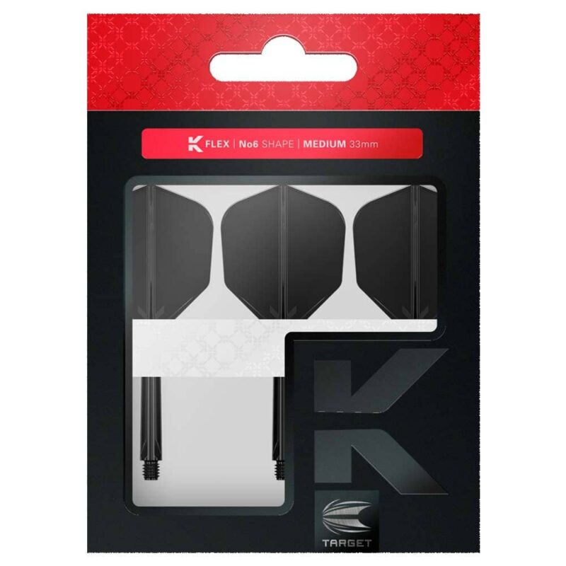 Billaresbalsalobre Plumas Target K-Flex No.6 Shape Black Inter 410001 - Imagen 3
