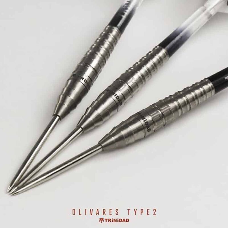 Billaresbalsalobre Dardos Trinidad Darts Olivares Type 2 P.Acero 90% 19.5g - Imagen 2