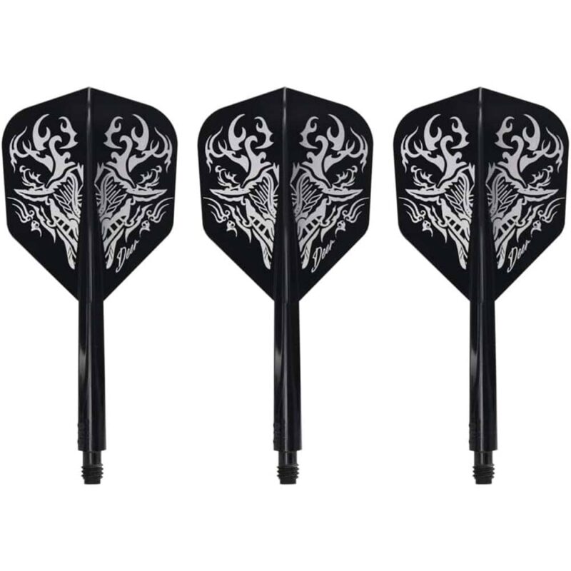 Billaresbalsalobre Plumas Condor Axe Deer Shape Black L 33.5m 3 Uds. - Imagen 4