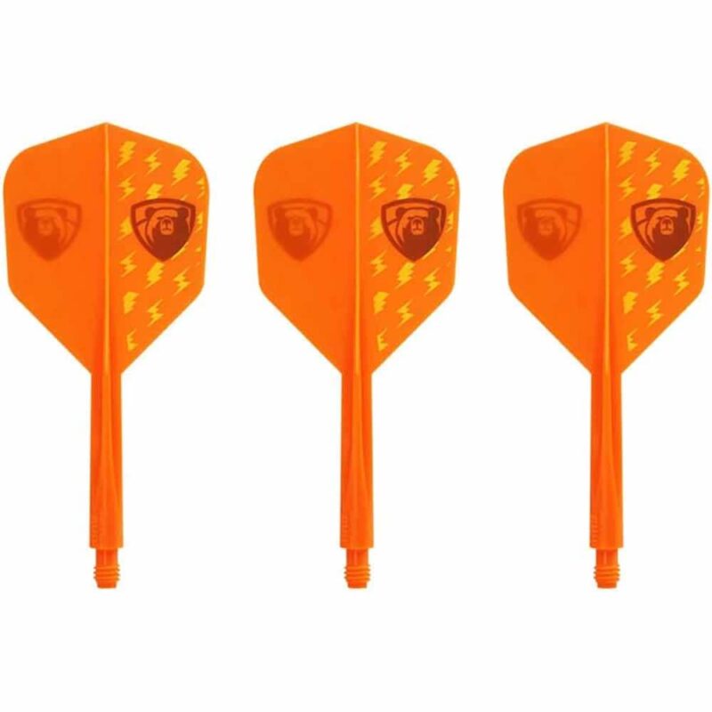 Billaresbalsalobre Plumas Condor Axe Thunderbolt Bear Orange Shape L 33.5m 3 Uds. - Imagen 2