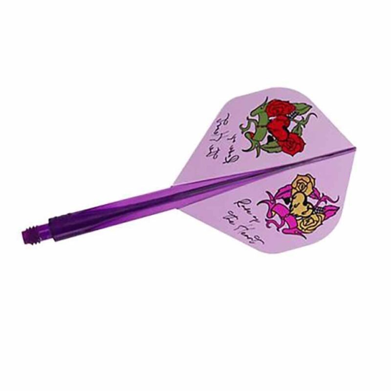 Billaresbalsalobre Plumas Condor Axe Rose of the heard Standard Clear Purple S 21.5m 3 Uds. - Imagen 2