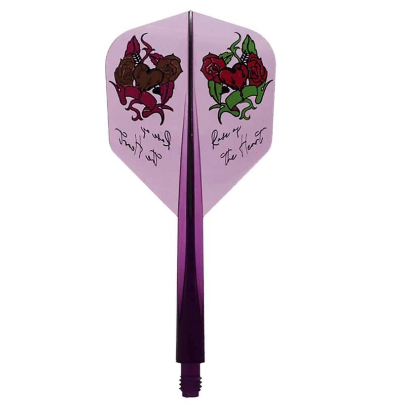 Billaresbalsalobre Plumas Condor Axe Rose of the heard Shape Clear Purple L 33.5m 3 Uds. - Imagen 2
