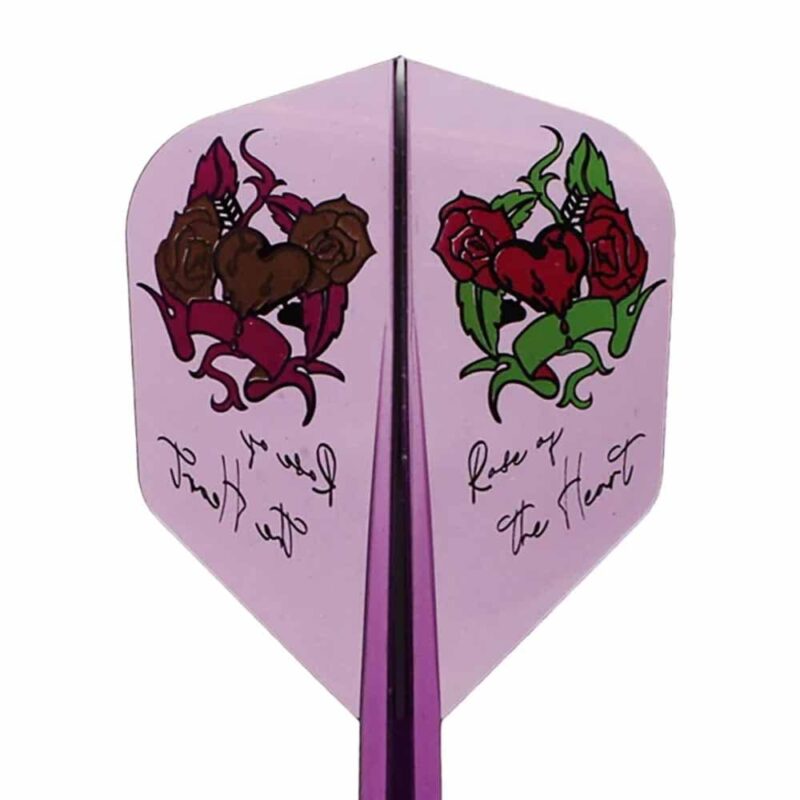 Billaresbalsalobre Plumas Condor Axe Rose of the heard Shape Clear Purple S 21.5m 3 Uds. - Imagen 3