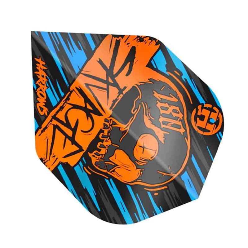 Billaresbalsalobre Plumas Harrows Darts Flights Savage Orange Blue HF8501 - Imagen 3