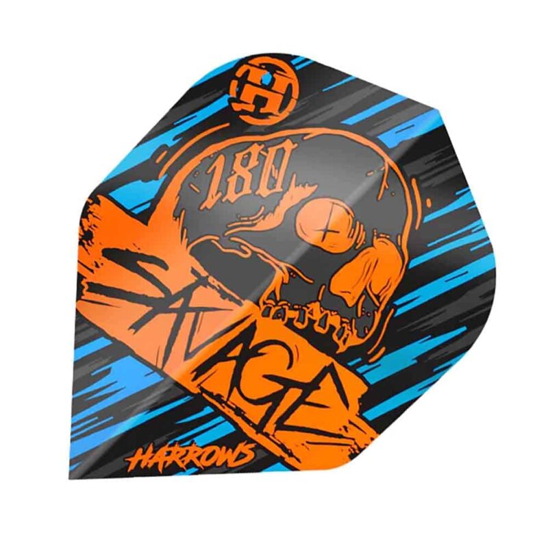 Billaresbalsalobre Plumas Harrows Darts Flights Savage Orange Blue HF8501
