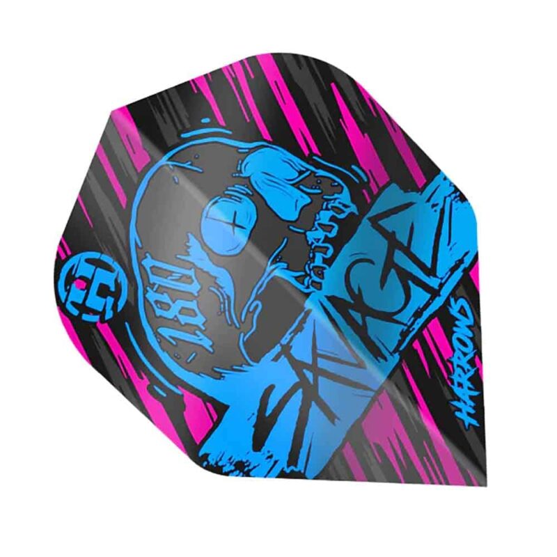 Billaresbalsalobre Plumas Harrows Darts Flights Savage Aqua Pink HF8503 - Imagen 3