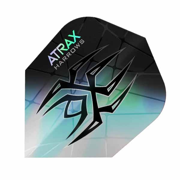 Billaresbalsalobre Plumas Harrows Darts Flights N6 Atrax Black HF3603