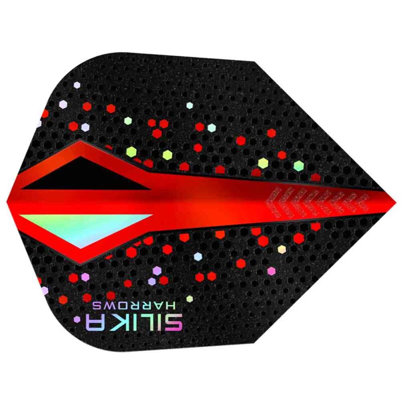 Billaresbalsalobre Plumas Harrows Darts Silika ColourShift Crystalline N6 Red HF5137 - Imagen 3