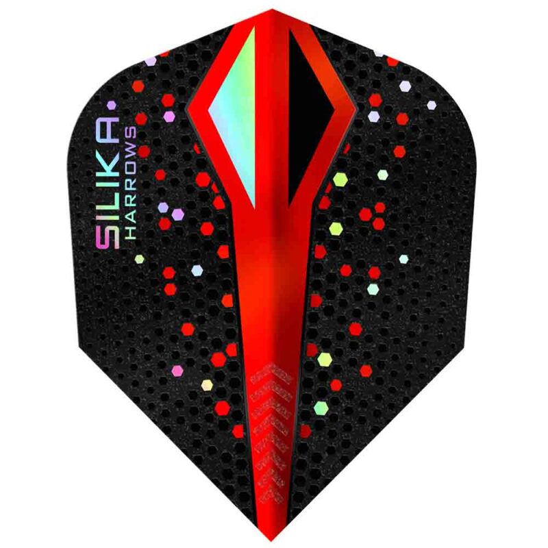 Billaresbalsalobre Plumas Harrows Darts Silika ColourShift Crystalline N6 Red HF5137