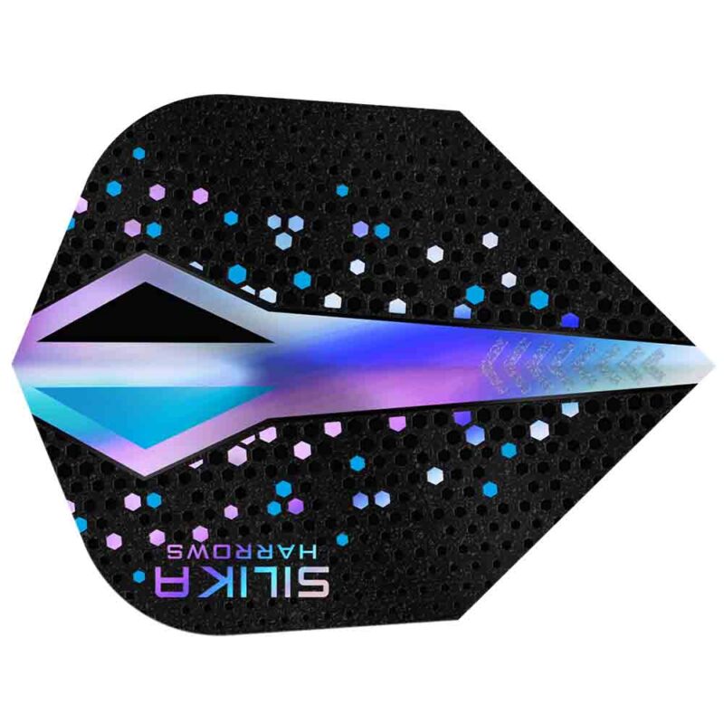 Billaresbalsalobre Plumas Harrows Darts Silika ColourShift Crystalline N6 Silver HF5138 - Imagen 2