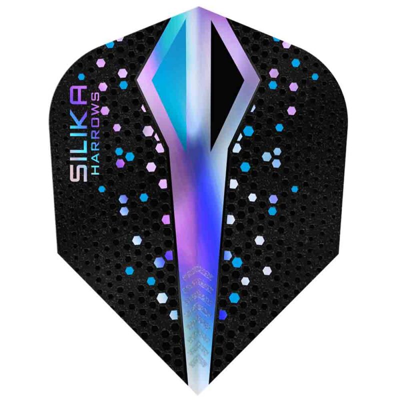 Billaresbalsalobre Plumas Harrows Darts Silika ColourShift Crystalline N6 Silver HF5138