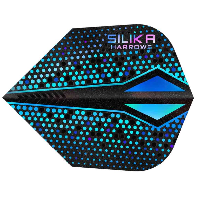 Billaresbalsalobre Plumas Harrows Darts Silika ColourShift Crystalline N6 X Blue HF5139 - Imagen 2