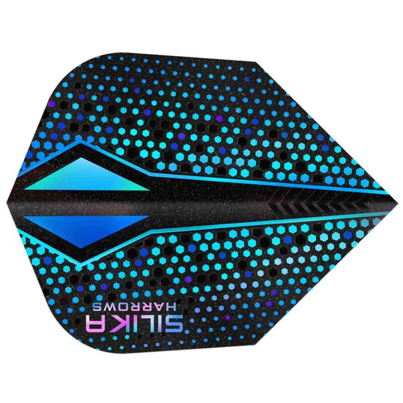 Billaresbalsalobre Plumas Harrows Darts Silika ColourShift Crystalline N6 X Blue HF5139 - Imagen 3