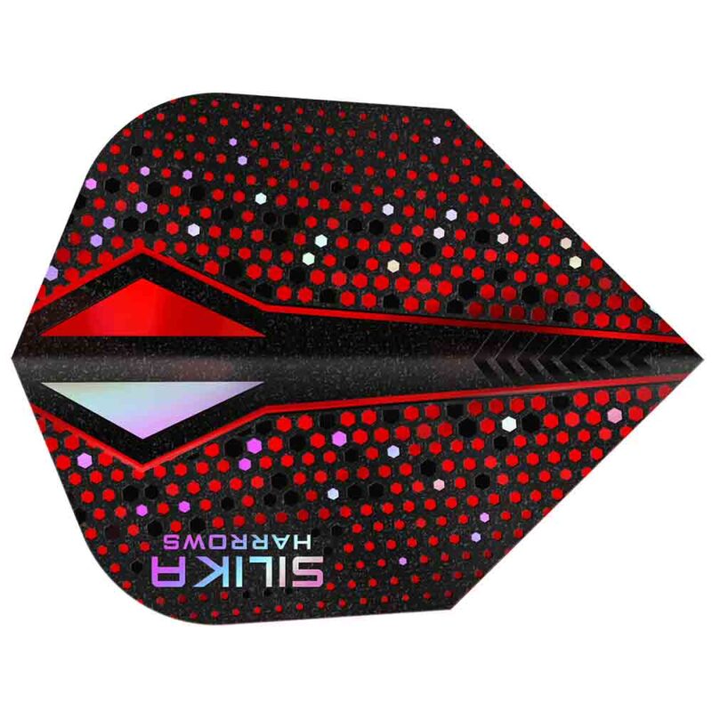 Billaresbalsalobre Plumas Harrows Darts Silika ColourShift Crystalline N6 X Red HF5142 - Imagen 3