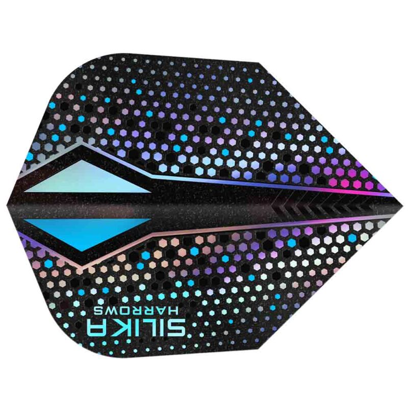 Billaresbalsalobre Plumas Harrows Darts Silika ColourShift Crystalline N6 X Silver HF5143 - Imagen 3