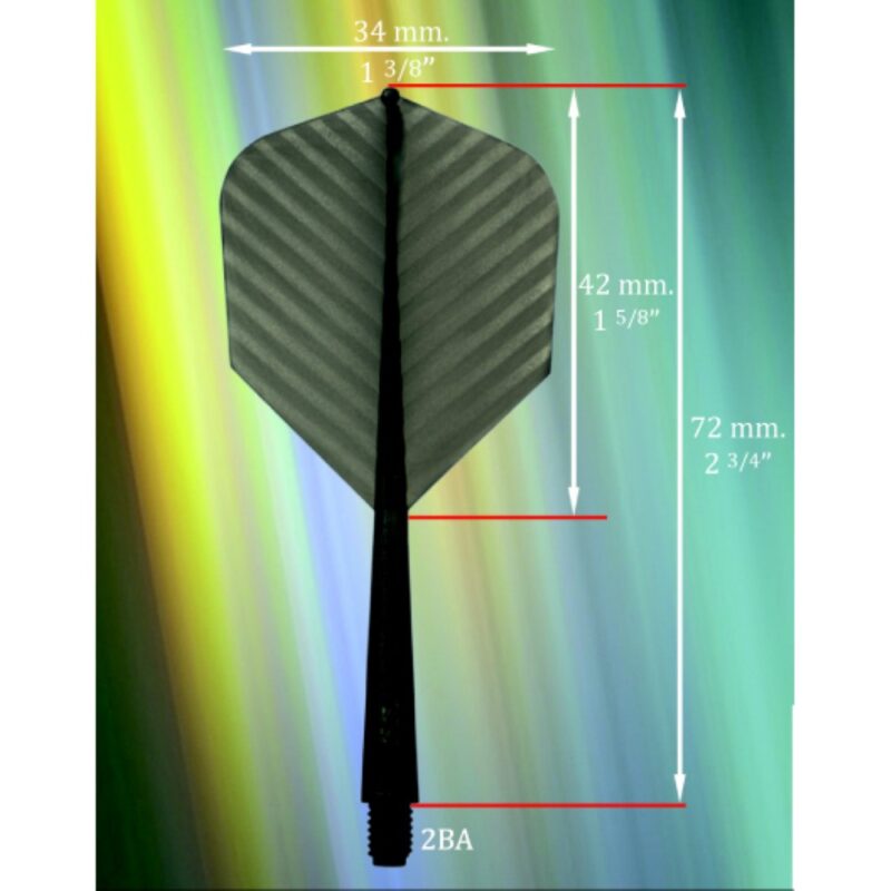 Billaresbalsalobre Pluma SuperSonic 500 unidades rosca 2ba Negra - Imagen 2