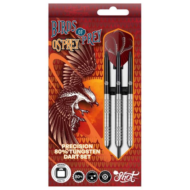 Billaresbalsalobre Dardos Shot Darts Birds OsPrey 80% 23gr  SH-BPOST-23 - Imagen 3