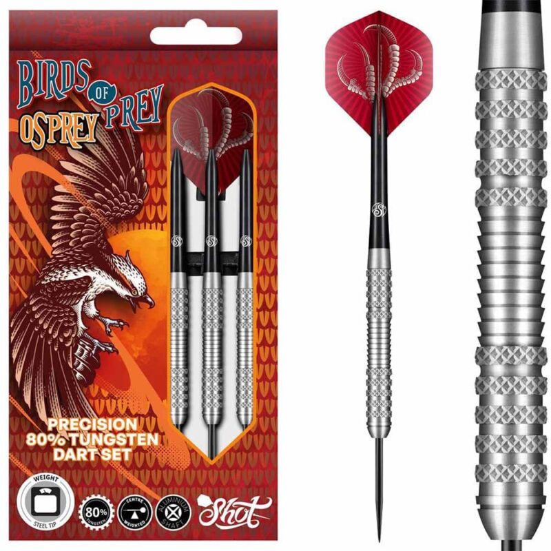 Billaresbalsalobre Dardos Shot Darts Birds OsPrey 80% 23gr  SH-BPOST-23 - Imagen 4