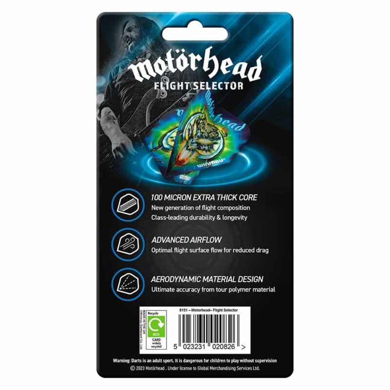 Billaresbalsalobre Plumas Winmau Darts Motorhead Flight Selector 8151 - Imagen 8