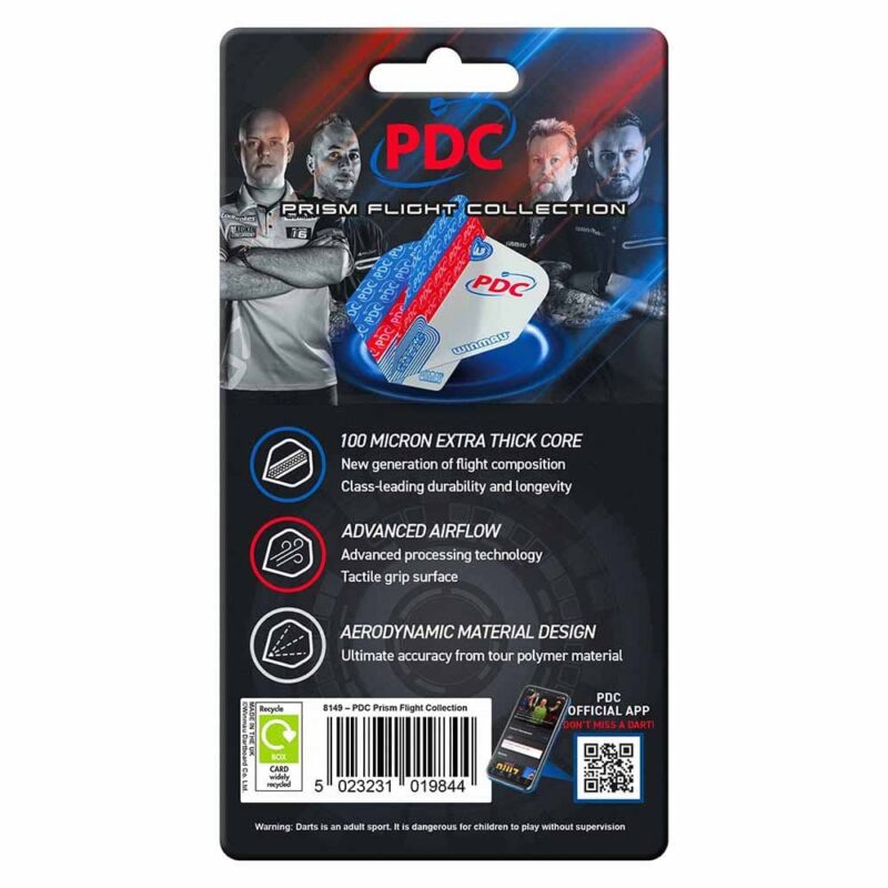 Billaresbalsalobre Plumas Winmau Darts PDC Prism Flight Selector 8149 - Imagen 2