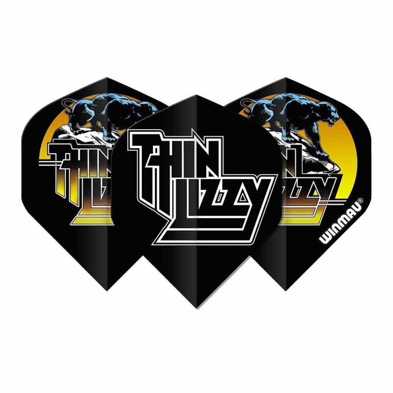 Billaresbalsalobre Plumas Winmau Darts Rhino Standard Rock Legends Thin Lizzy Negra 6905.246