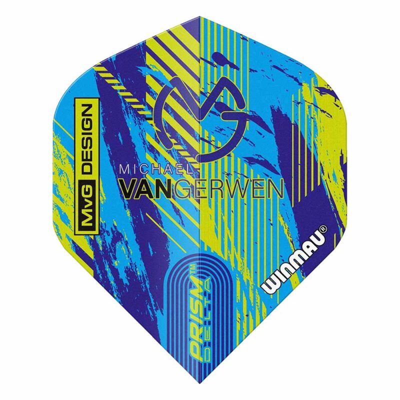 Billaresbalsalobre Plumas Winmau Darts Prism Delta MVG Desegn Azul Verde 6915.264