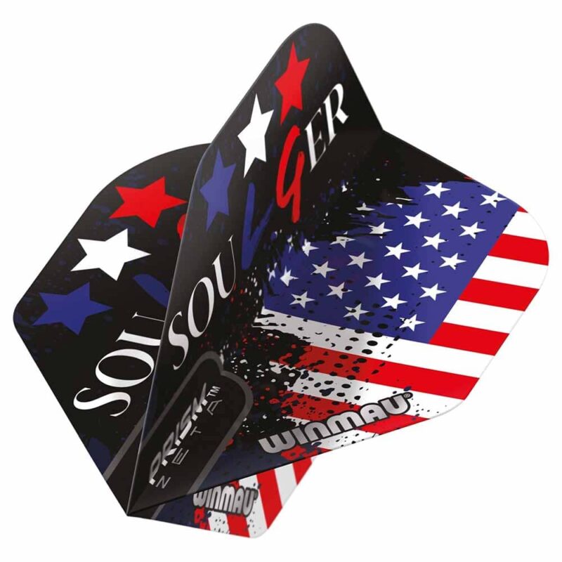 Billaresbalsalobre Plumas Winmau Darts Prism Zeta Soulger Flag Flight 6915.330 - Imagen 2