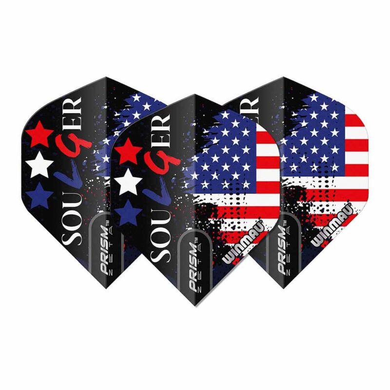 Billaresbalsalobre Plumas Winmau Darts Prism Zeta Soulger Flag Flight 6915.330 - Imagen 3