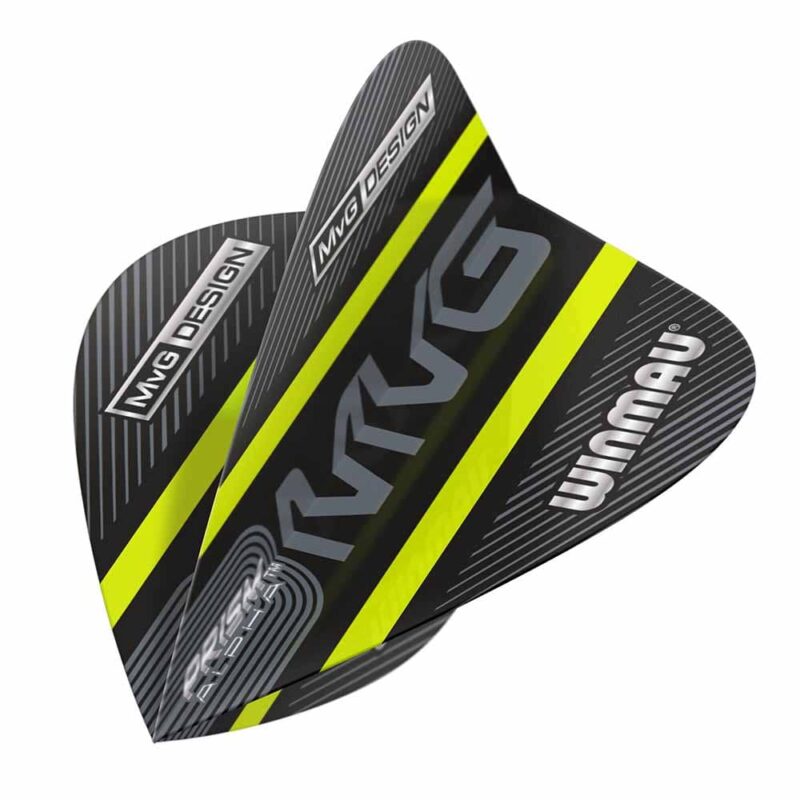 Billaresbalsalobre Plumas Winmau Darts Kite MVG Black & Green 6907.118 - Imagen 2