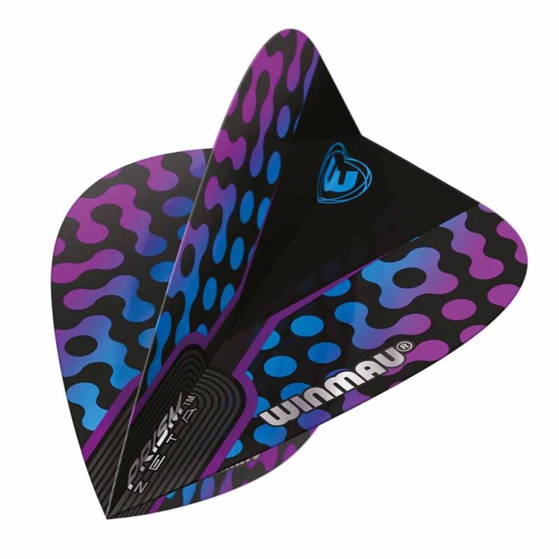 Billaresbalsalobre Plumas Winmau Darts Kite Blue, Black & Purple Kite Flight 6907.114 - Imagen 2
