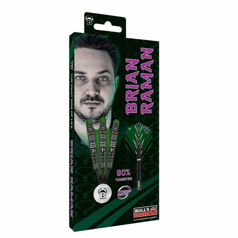 Billaresbalsalobre Dardos Bulls Darts DE Brian Raman 18gr 90% 19768 - Imagen 4