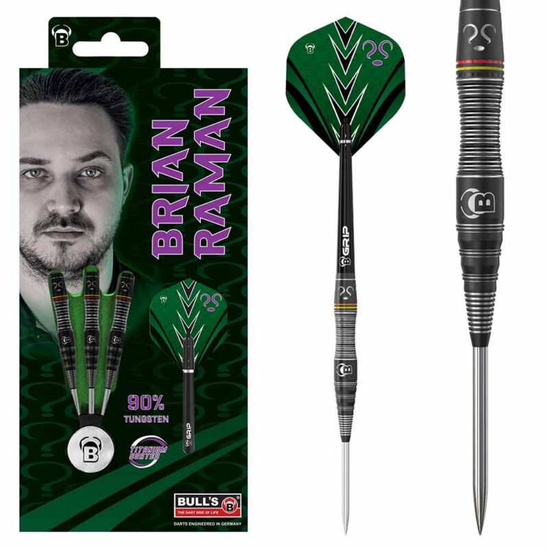 Billaresbalsalobre Dardos Bulls Darts DE Brian Raman 22gr 90% 14602 - Imagen 2