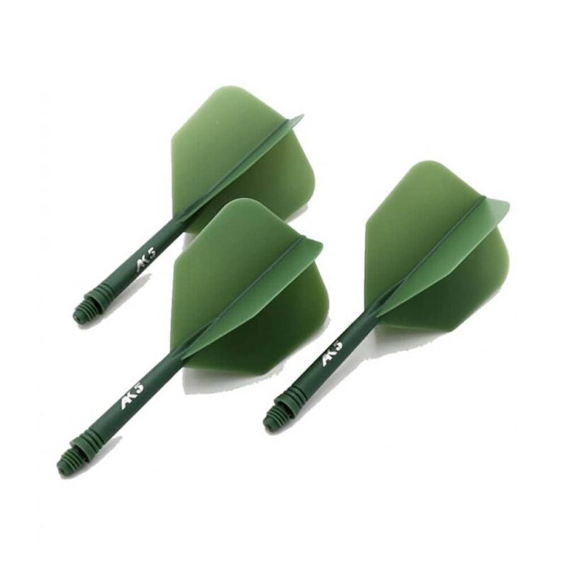 Billaresbalsalobre Plumas Cuesoul Flights AK5 Shape Verde Oscuro L AK-53YS-L