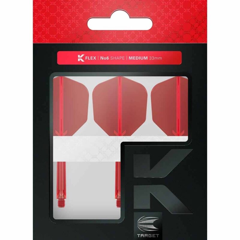 Billaresbalsalobre Plumas Target K-Flex No.6 Shape Red Short 410010 - Imagen 4