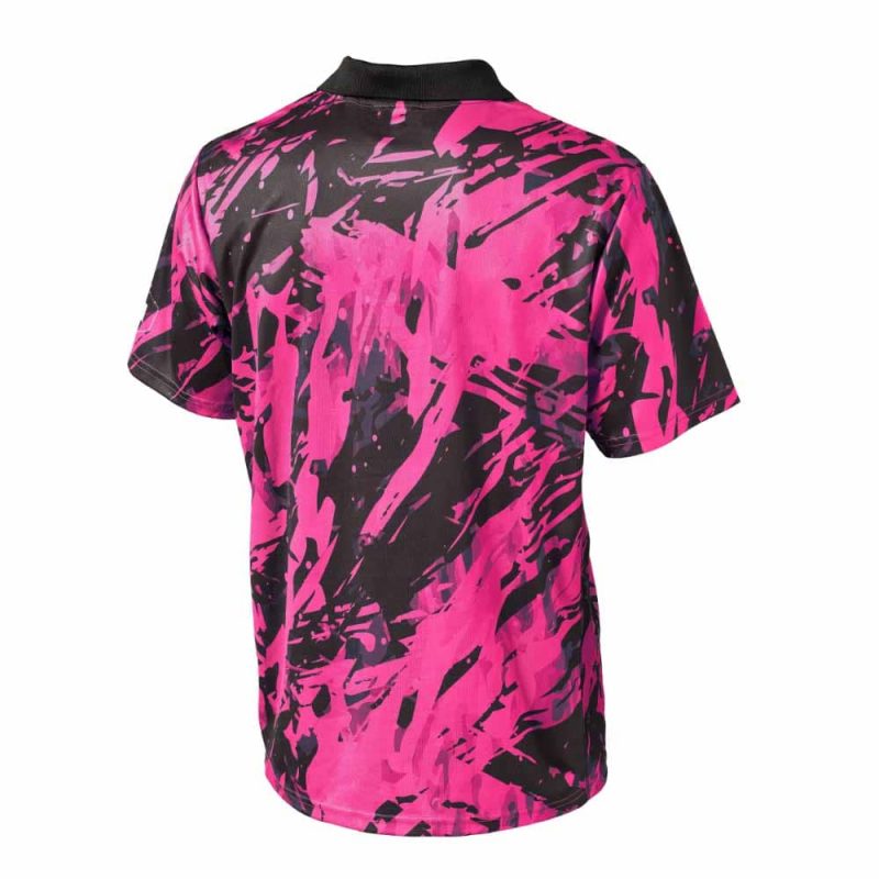 Billaresbalsalobre Polo Unicorn Darts Pro-Tech Camo Pink L 808PKL - Imagen 2