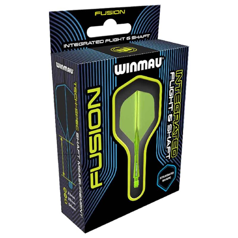 Billaresbalsalobre Plumas Winmau Darts Fusion Yellow Medium 34-76mm 8787 - Imagen 3