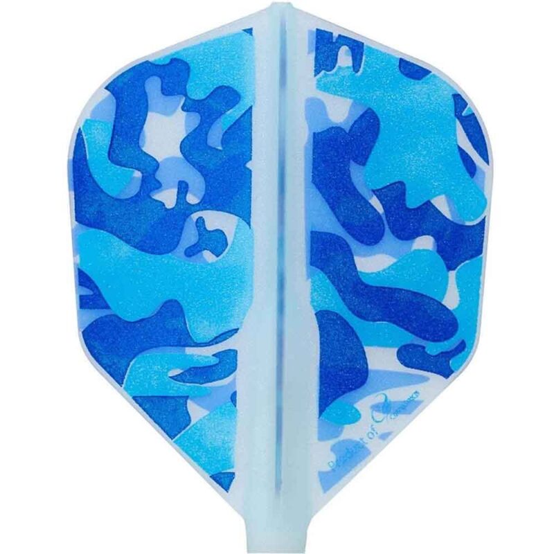 Billaresbalsalobre Plumas Fit Flight Series Liquid Camo C Shape Blue
