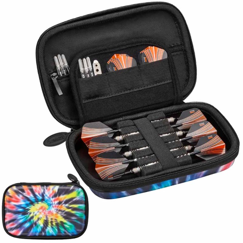 Billaresbalsalobre Funda Dardos Casemaster Sentinel Dart Case Tie Dye Art Series 36-9003