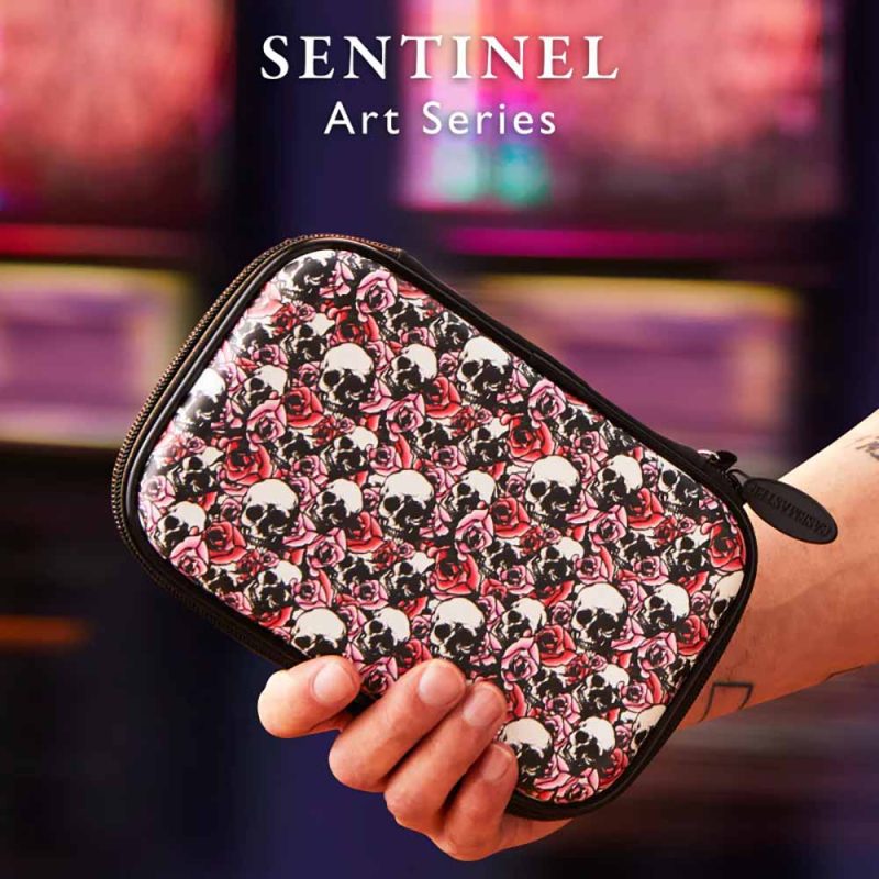 Billaresbalsalobre Funda Dardos Casemaster Sentinel Dart Case Skull Art Series 36-9002 - Imagen 4