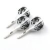 Billaresbalsalobre Plumas Cuesoul Flights AK5 Shape L Blanca Dragon Pattern  CSAK-5JL2-L