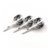 Billaresbalsalobre Plumas Cuesoul Flights AK5 Shape L Blanca Dragon Pattern  CSAK-5JL2-L - Imagen 2