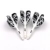 Billaresbalsalobre Plumas Cuesoul Integrate Flights AK5 Shape S Blanca Skeleton Pattern  5kl11-s - Imagen 2