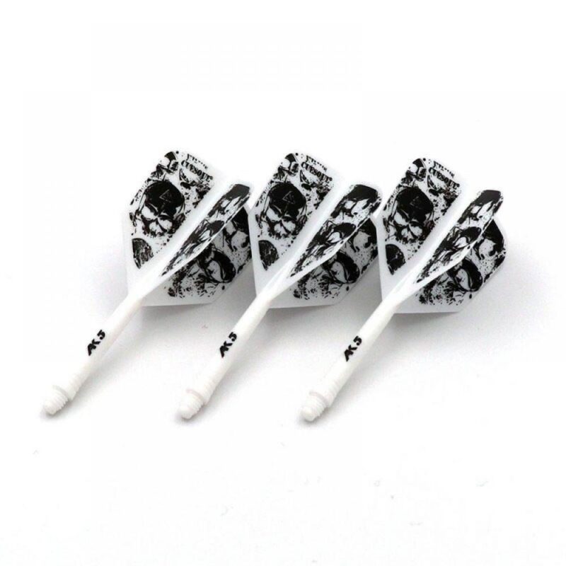 Billaresbalsalobre Plumas Cuesoul Integrate Flights AK5 Shape L Blanca Skeleton Pattern  5kl11-l