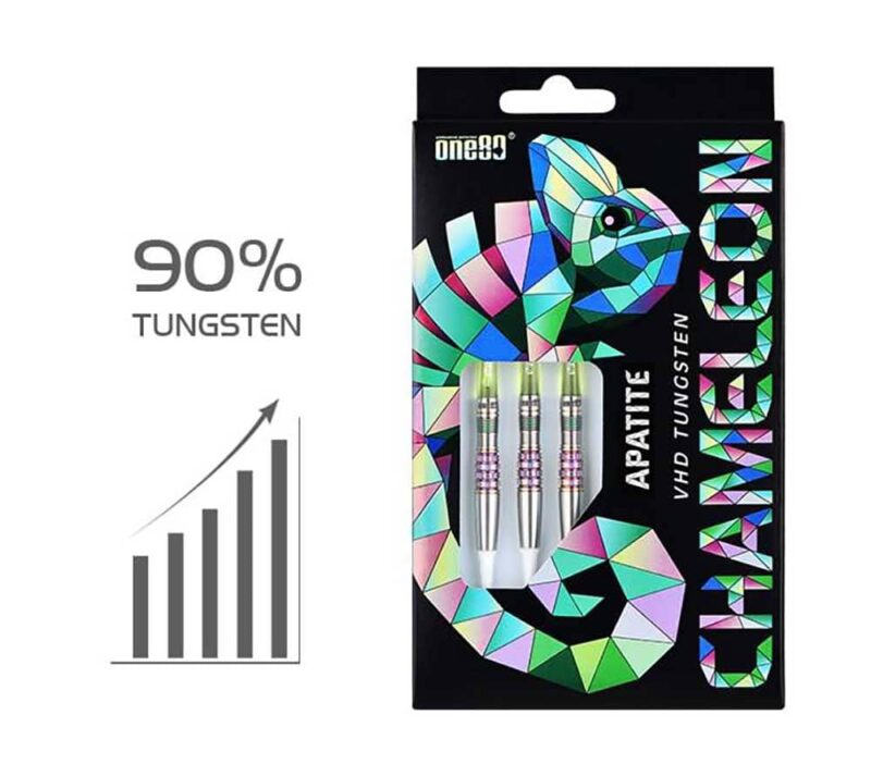 Billaresbalsalobre Dardos One80 Chameleon Apatite Soft 18gr 90% 9352 - Imagen 4