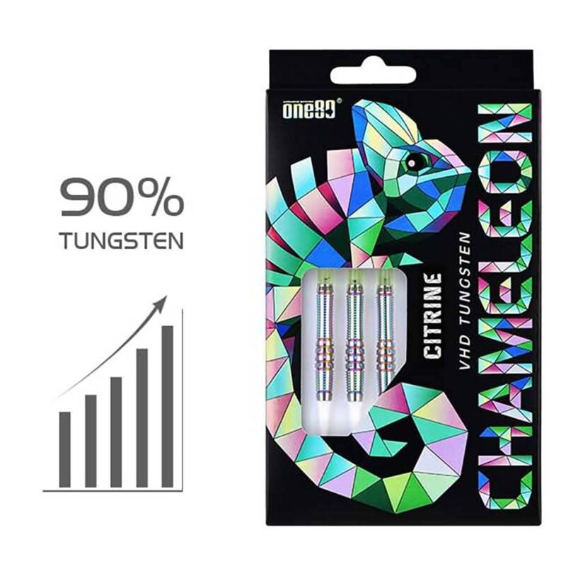 Billaresbalsalobre Dardos One80 Chameleon Citrine Soft 20gr 90% 9361 - Imagen 4